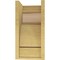 Ekena Millwork 8"W x 8"D x 16"H Wide Mayflower Rough Cedar Woodgrain TimberThane Corbel, Primed Tan CORUR08X08X16MAYRCPR - alternate 2